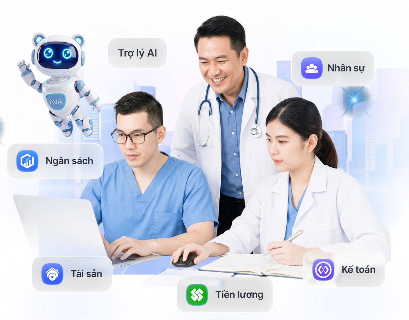 MISA iHOS Kế toán - Nền tảng quản trị bệnh viện thông minh